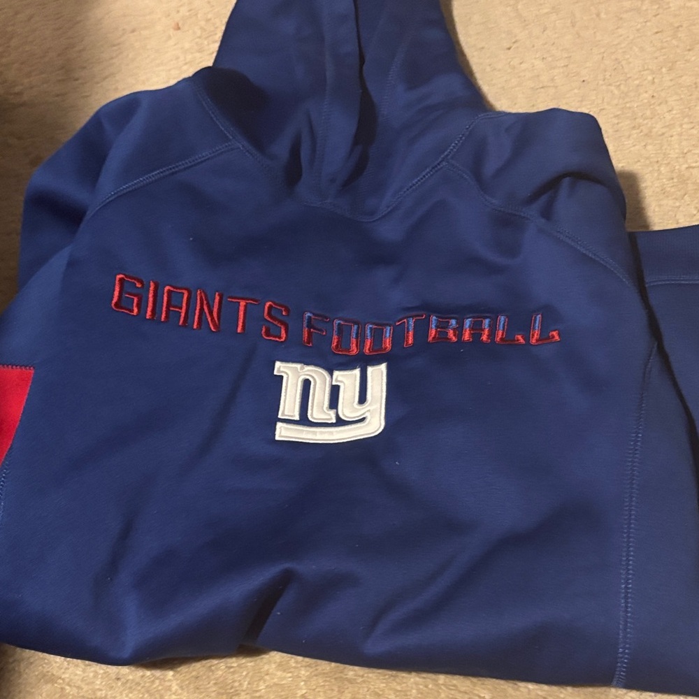 NFL Blue Giants Football Hoodie for Kids